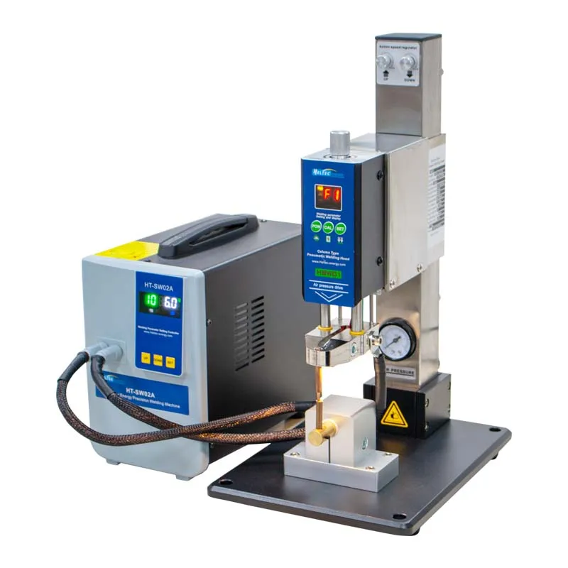 HT-SW01H/HT-SW02H Battery Spot welder 42KW butt welding machine with Air pump Pneumatic battery weld head/Parallel Weld Head