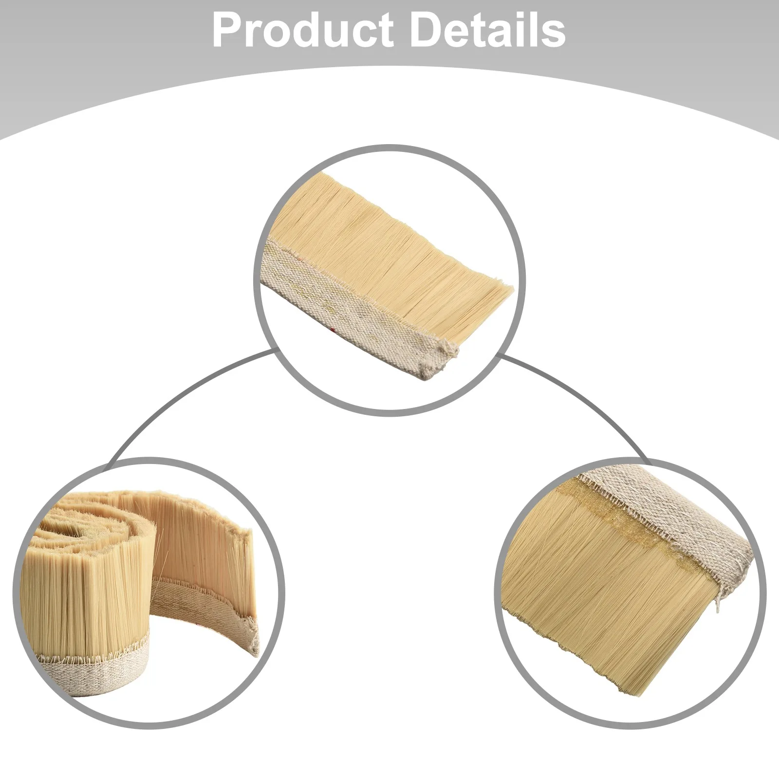 Gold Nylon Cover Brush 70mm 100mm For CNC Router Spindle Motor Vacuum Cleaner Dust Removal Woodworking Engraving Machine Tool