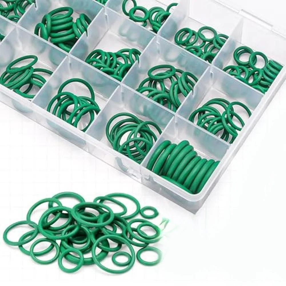  310PCS Car Ac Valve Cores Tire Valve Tube Cores +O-ring Remover Tool R12 & R134a Automotive Repair Parts
