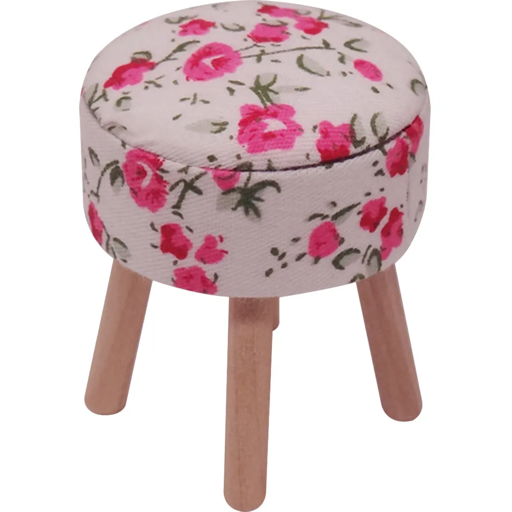 

Mini House Stools Furniture Miniature Toy Furnishing Kitchen Model Toys Dollhouse Ornament Accessory