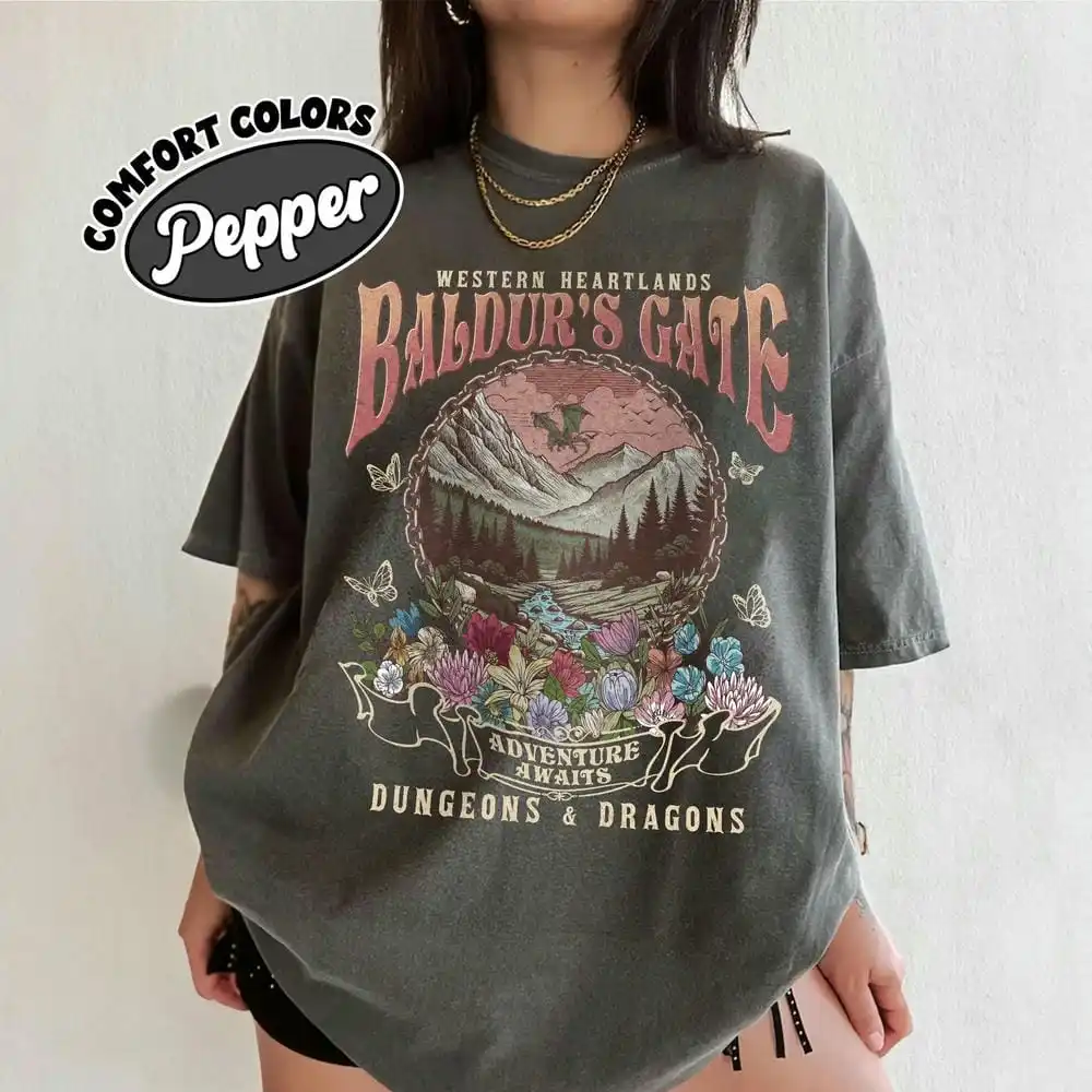 

Funny Astarion BG3 Fan Print Comfort Shirt Dungeon And Dragon Game Dark Acedemia Gift for Bookish Unisex Y2K Casual Streetwear