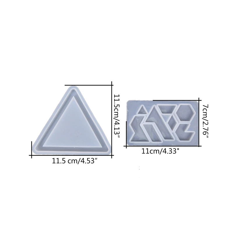 Educational Puzzle Silicone Mold Tangram Game Children Epoxy Resin Mold DIY Jewelry Crafts Making Cast Tool 2 Pcs image 6