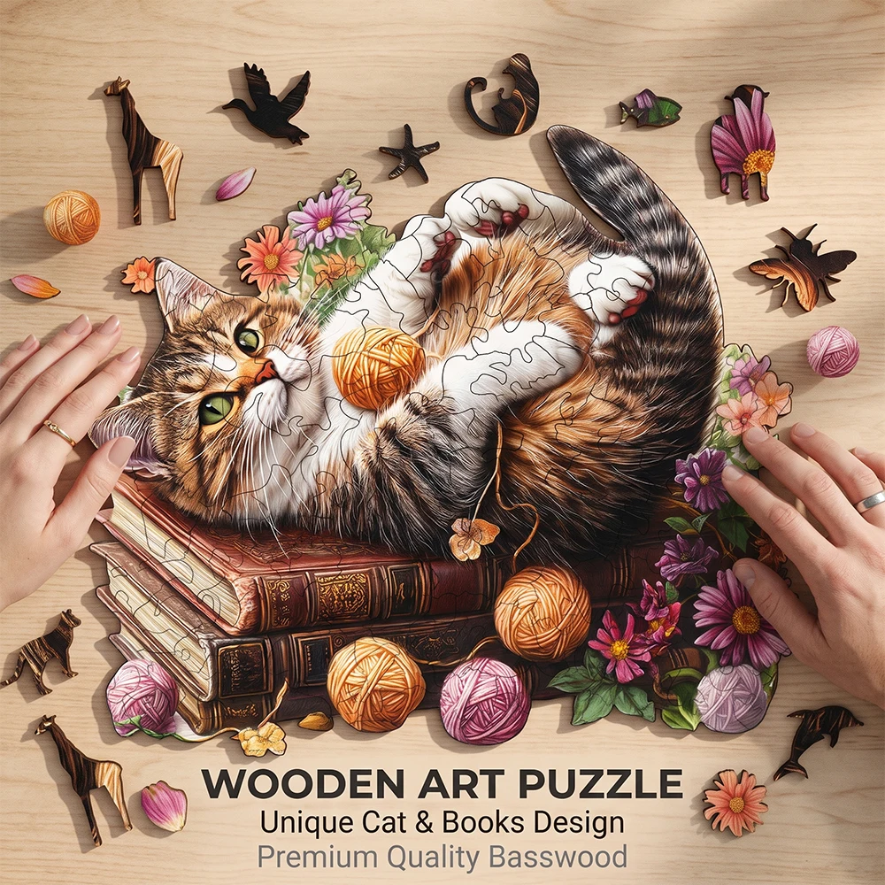Vintage Book & Playful Kitten - đánh giá và giá Woodworking Book