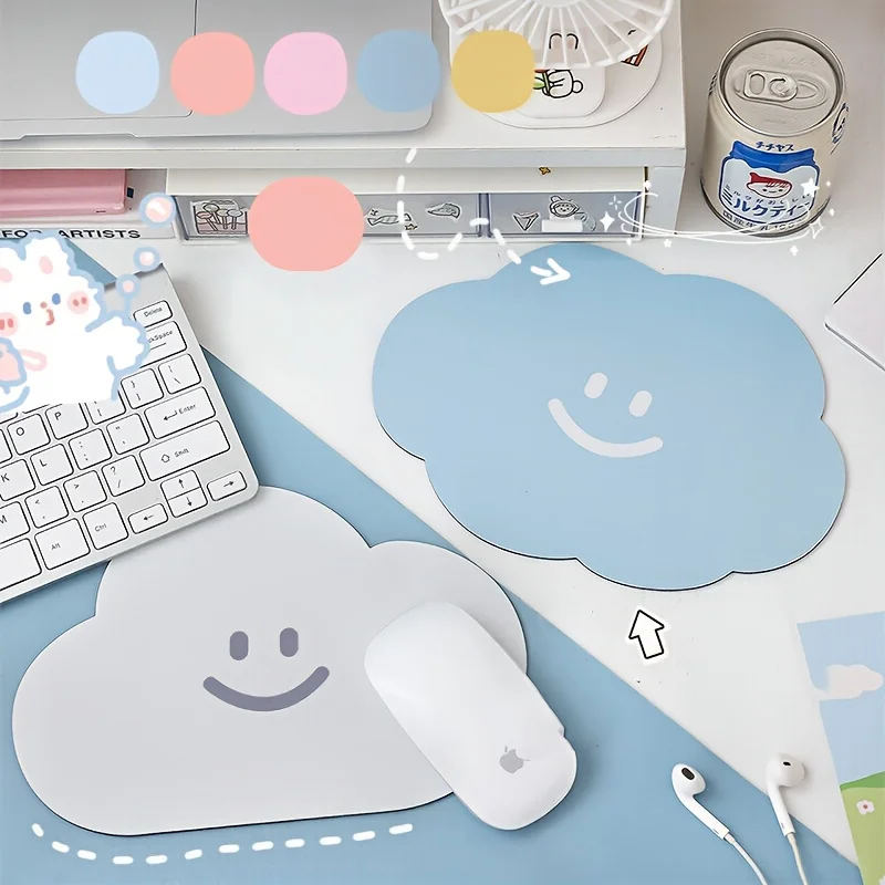 Mouse pad wrist rest, mouse wrist support, computer mouse pad, rubber, simple style mouse pad, with the shape of cloud, Mouse pa