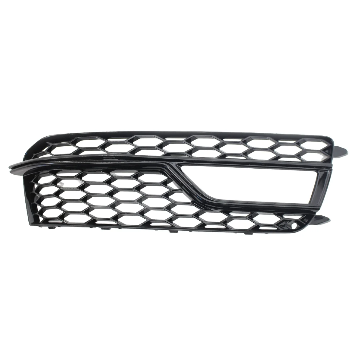 Right Car Front Bumper Mesh Fog Light Cover Honeycomb Grill Grille Cover for Audi S5 A5 S-Lines 2013-2016