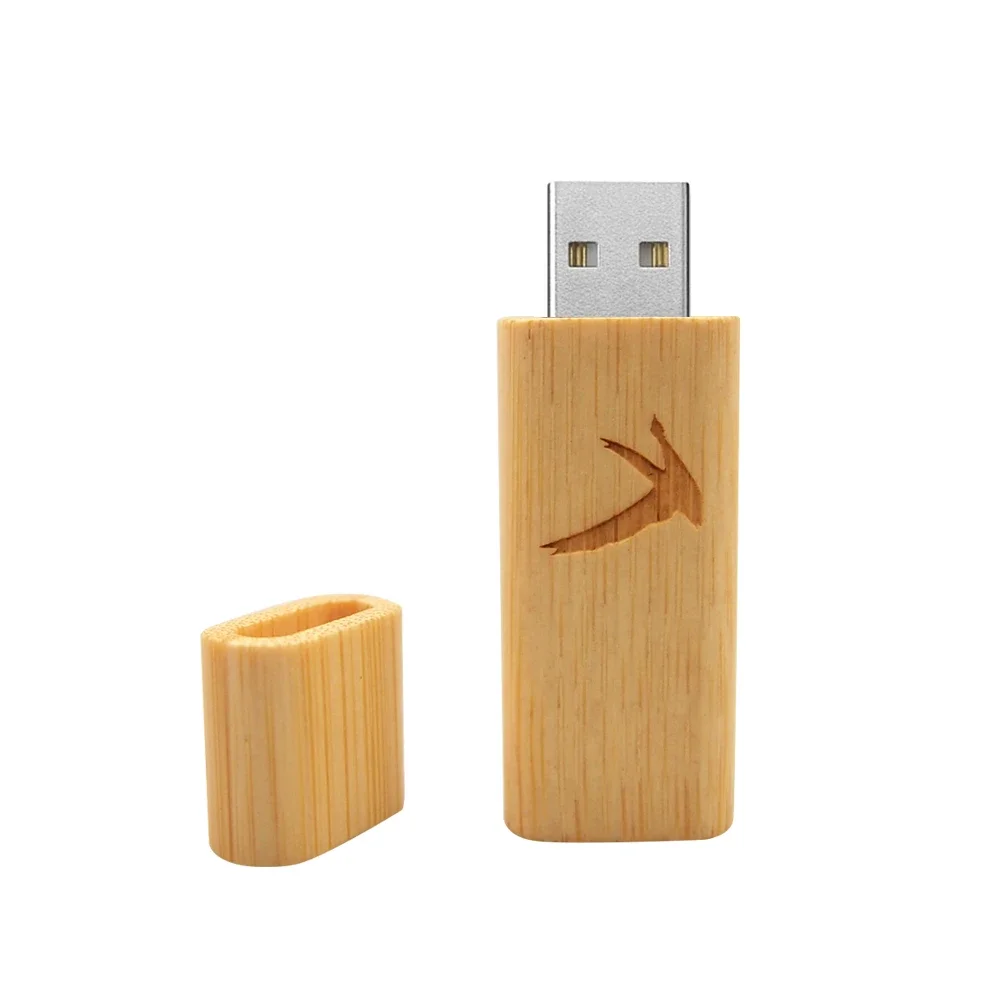 50 Buah Per Lot Gratis LOGO Laser Maple Kayu Flashdisk 4Gb 8Gb 16Gb 32Gb 64Gb Usb 2.0 Usb Flash Drive Hadiah Flashdisk Hadiah Fotografi