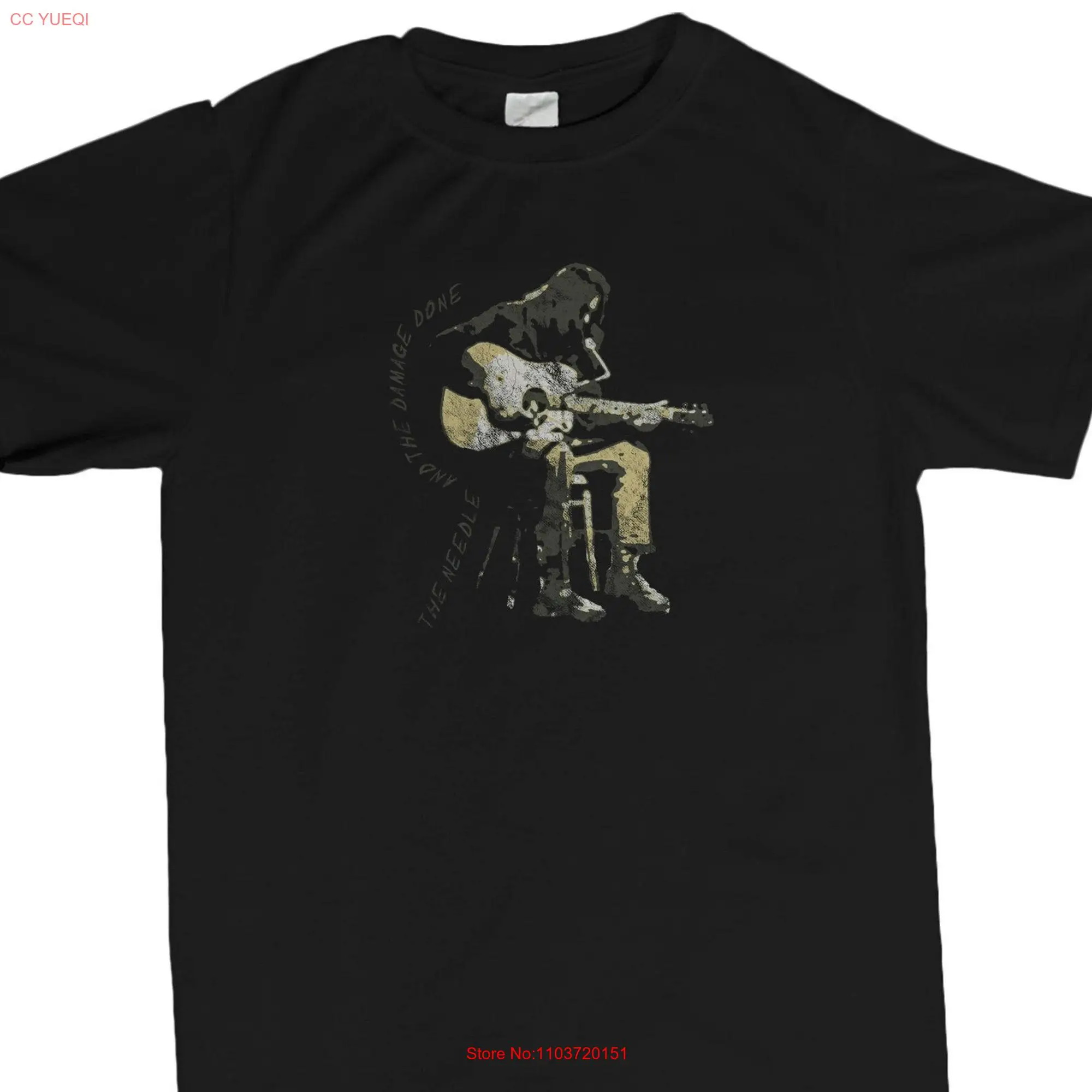 Футболка с длинным или коротким рукавом для любителей музыки