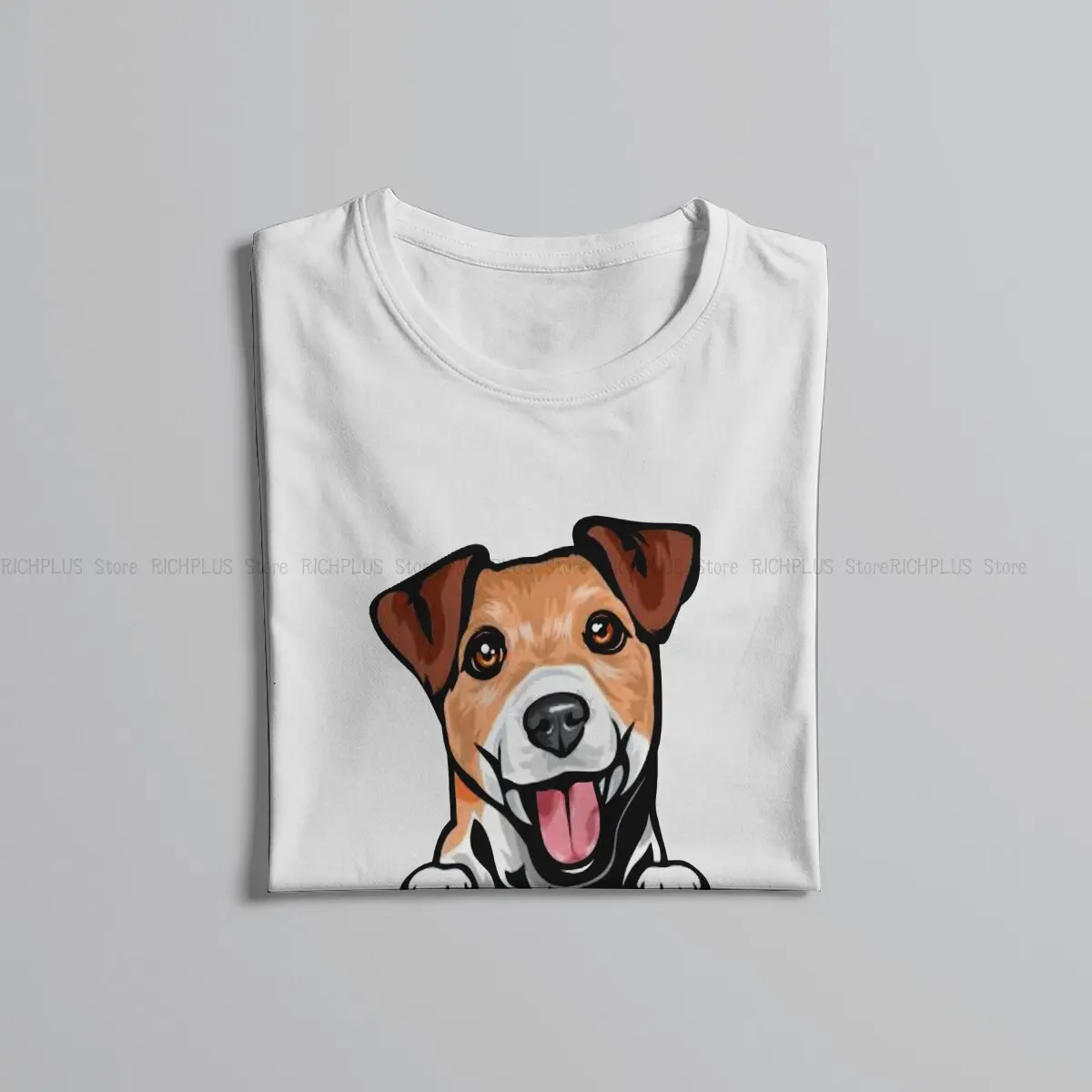 Man TShirt Jack Russell Terrier Fashion Polyester T Shirt Original Streetwear Hipster