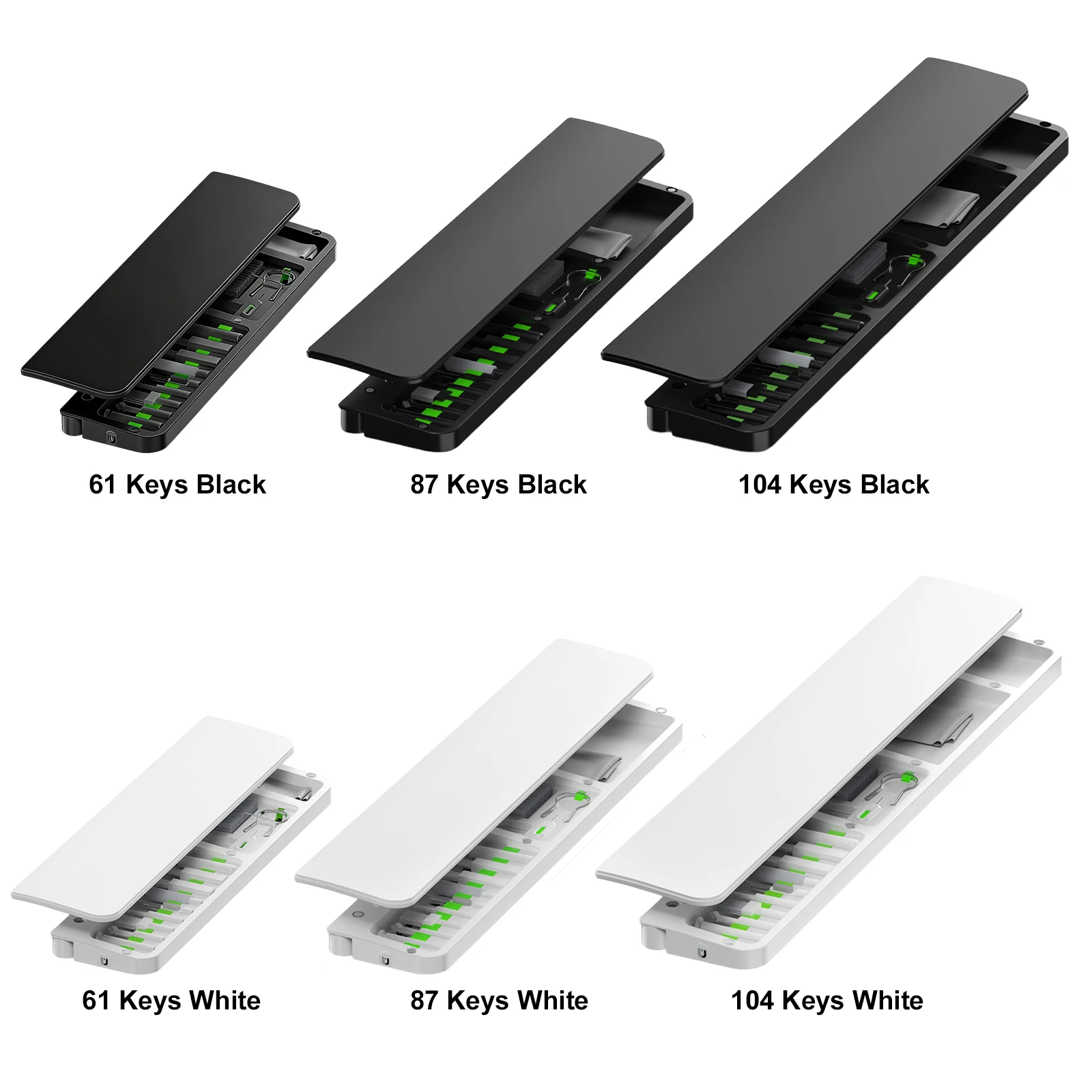 Keyboard Wrist Rest with Cleaning Tool Kit Anti-Slip Palm Pad ABS & Leather Hand Wrist Rest Suitable For Gamers Students