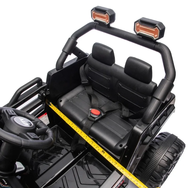 12V 2WD キッズライドオンUTV、衝突防止バー、高車体、滑り止めホイール＆4輪サスペンション、3～5歳のお子様向け