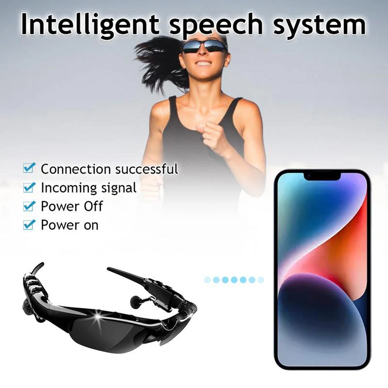 Xiaomi MIJIA Smart Glasses Wireless Bluetooth 5.0 Outdoor Sport Cycling Glasses Polarized Driving Sunglasses For Music And Call