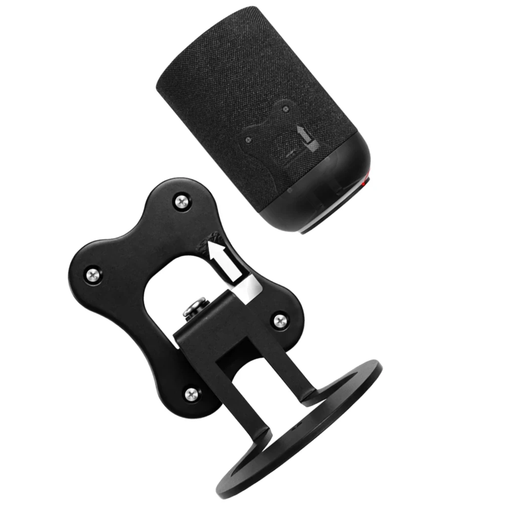 Wall Mount Bracket For DENON HOME 200 Speakers Metal Home Theater Accessory Rear Screw Fixation & Easy Installation