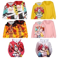 Man Hakos Baelz Cosplay Hoodie Women's Men's Harajuku Clothes Street Hip Hop Cover Hat Gram Men's Break