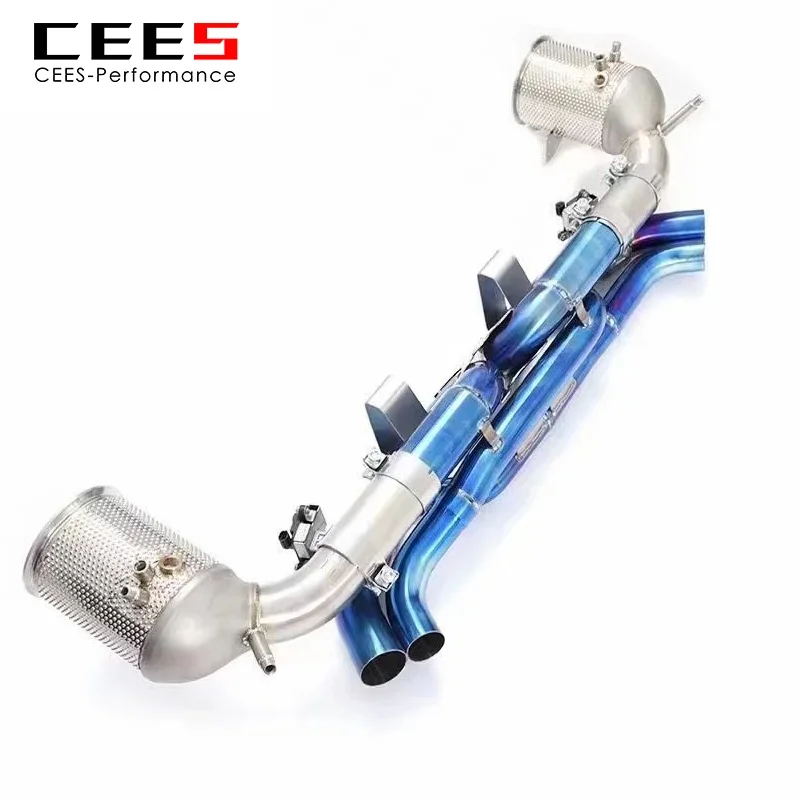 CEES Catback Exhaust For Porsche 911 992 Carrera 4S 3.0T 2019-2021  Tuning Valve Muffler Exhaust System Exhaust Downpipe