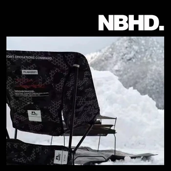 NBHD-접이식 경량 로우 백 문 체어, 휴대용, 야외 캠핑