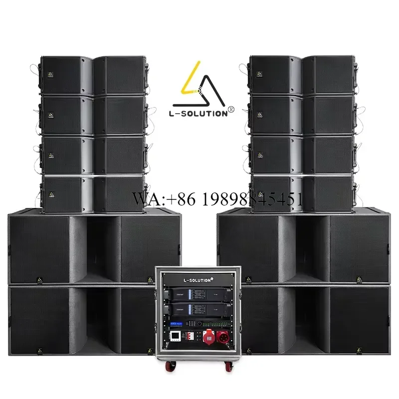 WMWMNU Voice Speakers DJ Sound Box Active Line Array 900W Stereo Portable