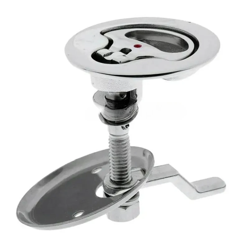 316 Stainless Steel Marine Grade Flush Pull Ring Lock Recessed Floor Latch For Yacht Boat Deck Hatch Hardware