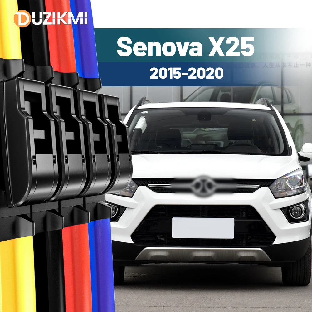 

Для BAIC Senova X25 2015-2020 2016 2017 2018 2019 2 шт. переднее лобовое стекло щетки стеклоочистителя красный синий