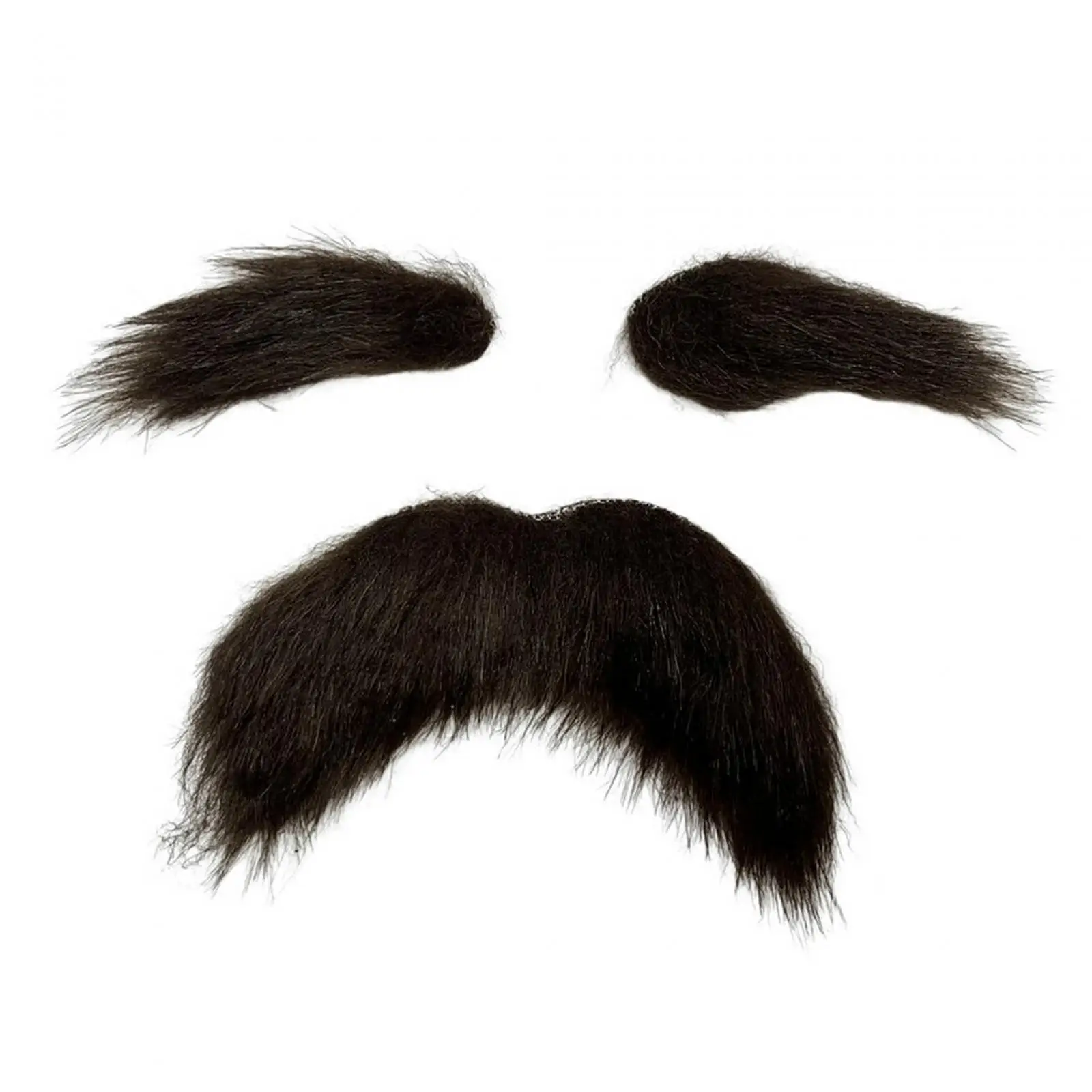 Reusable Cloth Mustache and Eyebrow Kit for Halloween Costume Party Disguise Props Men Women Gift