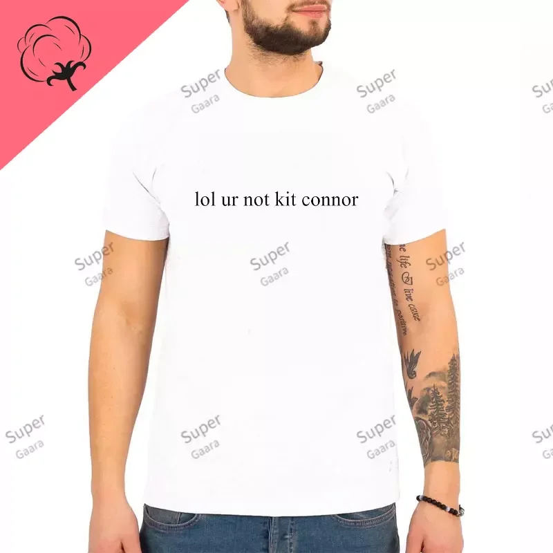 Heartstopper Kit Connor Theme 100%Cotton Mens T Shirt Zevity Y2k Tops Summer Streetwear O-neck Print Short-sleev Hip-hop GYM Tee