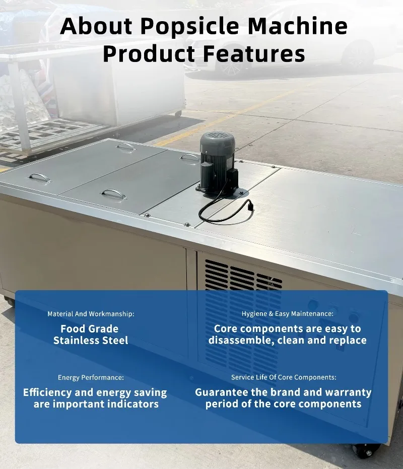 Commercial Popsicle Production Line Fast Freezing System With Multiple Molds For Continuous Ice Pop Manufacturing Operation