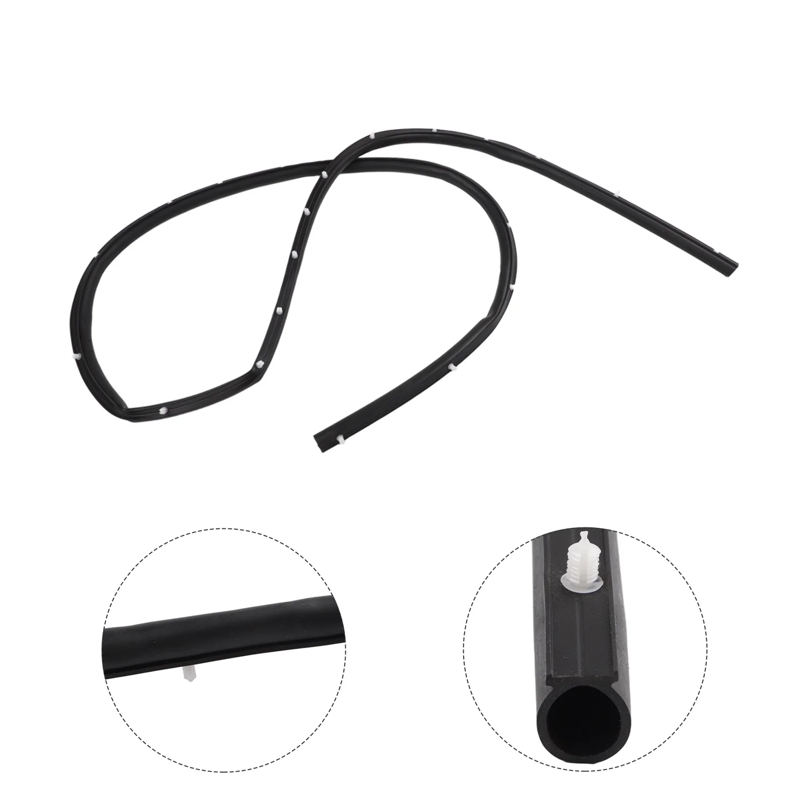 

Front Bumper Parts Hood Seal 1 Pc 68070493AA Auto Parts Black For Cherokee For Durango 2011-2020 For Jeep Grand