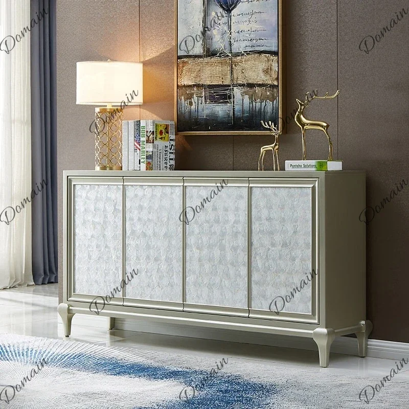 QUG European modern side cabinet high-end simple large capacity sideboard elegant aesthetic armário multifuncional room furnitur