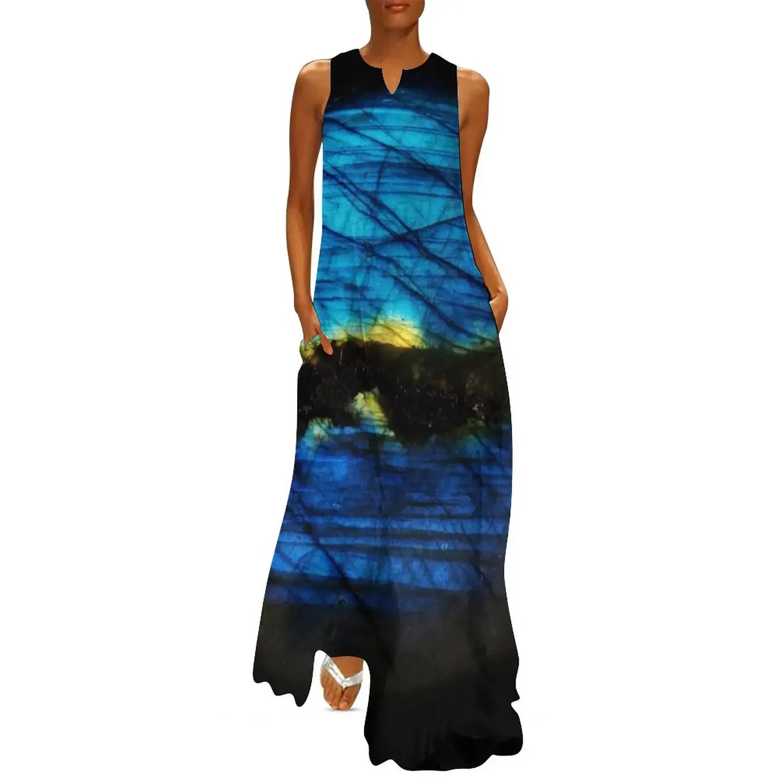 

Labradorite Long Dress bandage dress Women's summer dresses summer dress for women 2025 Beachwear
