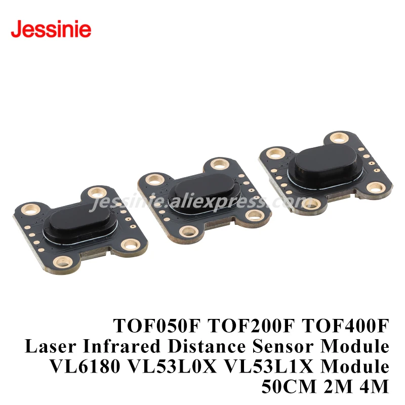 

5 шт./1 шт. TOF050F TOF200F TOF400F лазерный модуль инфракрасного датчика расстояния VL6180 VL53L0X VL53L1X модуль 50 см 2 м 4 м последовательный порт IIC