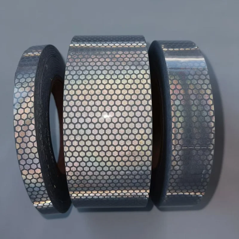 1cm/2.5cm/5cm Maritime Reflective Stickers White Adhesive Tape Reflector Waterproof Conspicuity Warning Film Strip For Boat