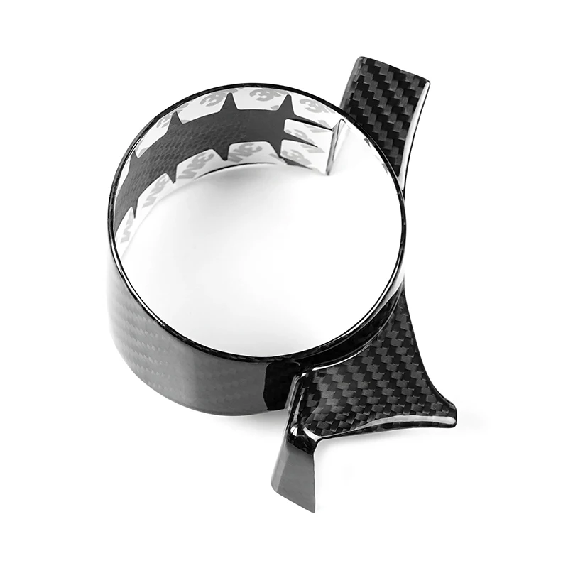 Shasha Real Carbon Fiber Center Speedometer Trim Frame Speedometetrim Frame for Fiat Abarth 500 595 695 Interior Accessories