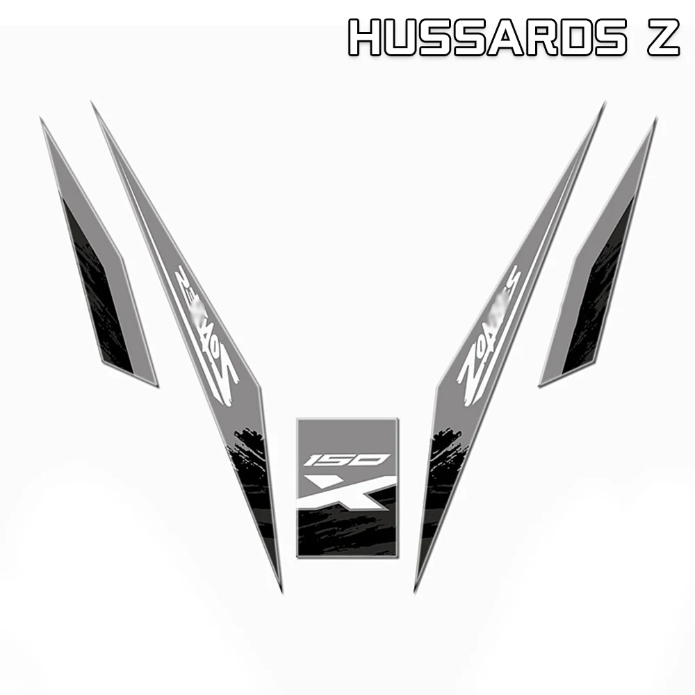 Motorcycle Head Decoration Sticker ZT150T-X Front Fender 3D Decorative Film For ZONTES 125X 150X Zontes ZT 125X 150X 125-X 150-X