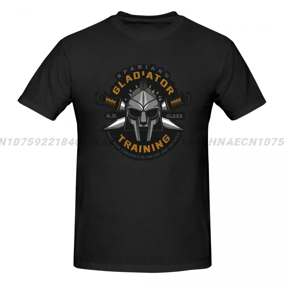 Spaniard Gladiator Training Jungle Operations Training Center Print T-Shirt Men's Short Sleeve Casual Cozy Oversized T Shirts