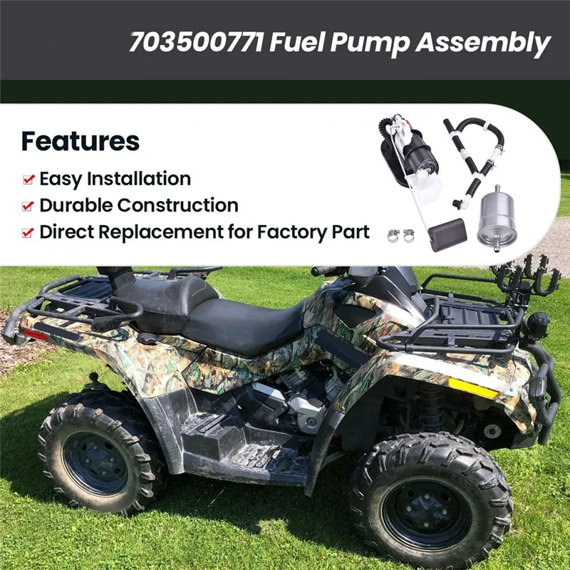 

X39A-For Can-Am 06-08 Outlander 400 500 650 800 Max 703500771 Fuel Pump Replacement Unit New