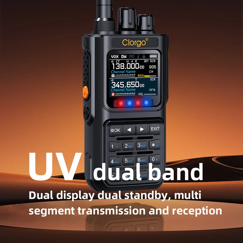 Gmrs Radio Multi-Band Ontvangen Lange Afstand Walkie Talkies,USB-C Programmering & Charng,5600Mah Batterij, Draadloze Radio Replicatie