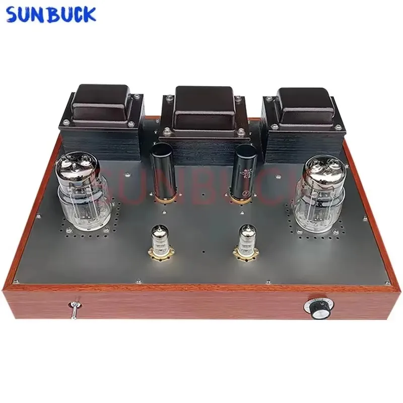SUNBUCK 6N3 6P9P 6C33 direct thermal Tube Amplifier 2 stereo 15W HIFI single-ended class A Vacuum Tube Amplifier Audio