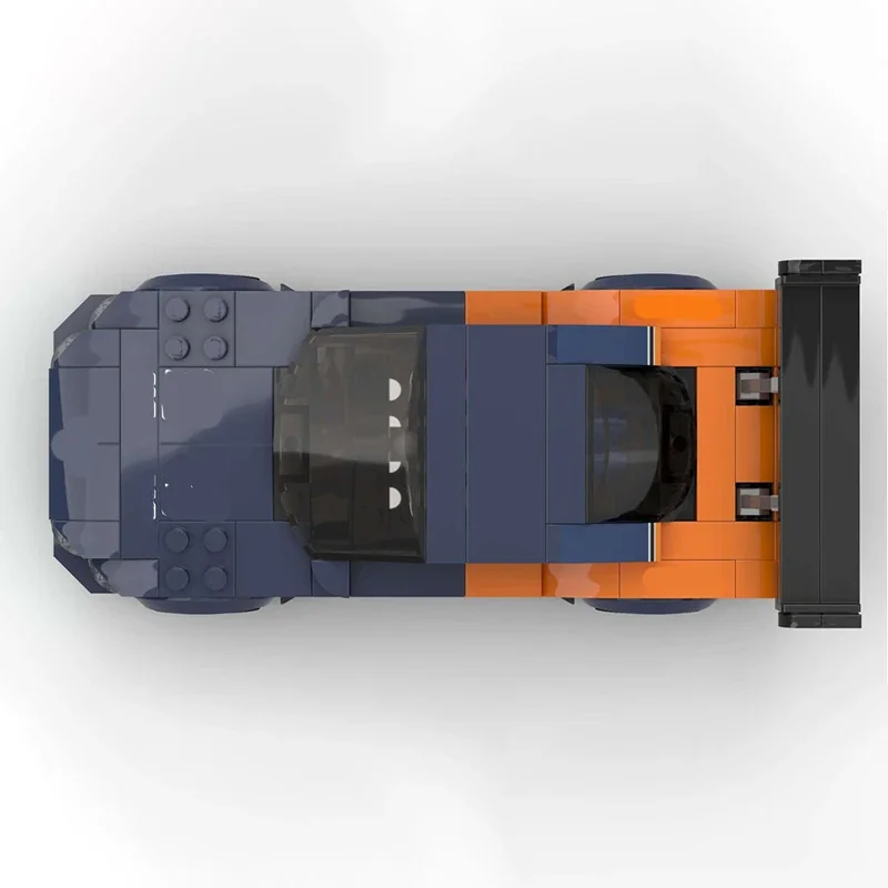 Stadsauto Snelheidskampioen Model MOC Bouwstenen Sportwagen V2 Modulaire Technologie Geschenken Vakantie Monteer Kinderen Speelgoed Pak
