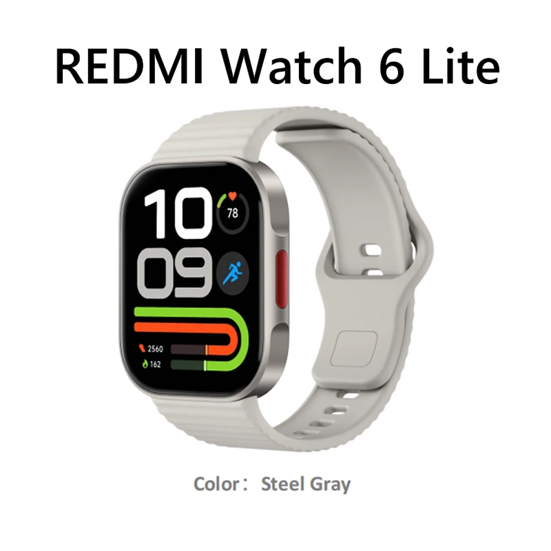 Global Version Redmi Watch 6 lite 1.96'' AMOLED Display 18 Days Long Battery Life 150+ Sports Modes Bluetooth Calling 5ATM
