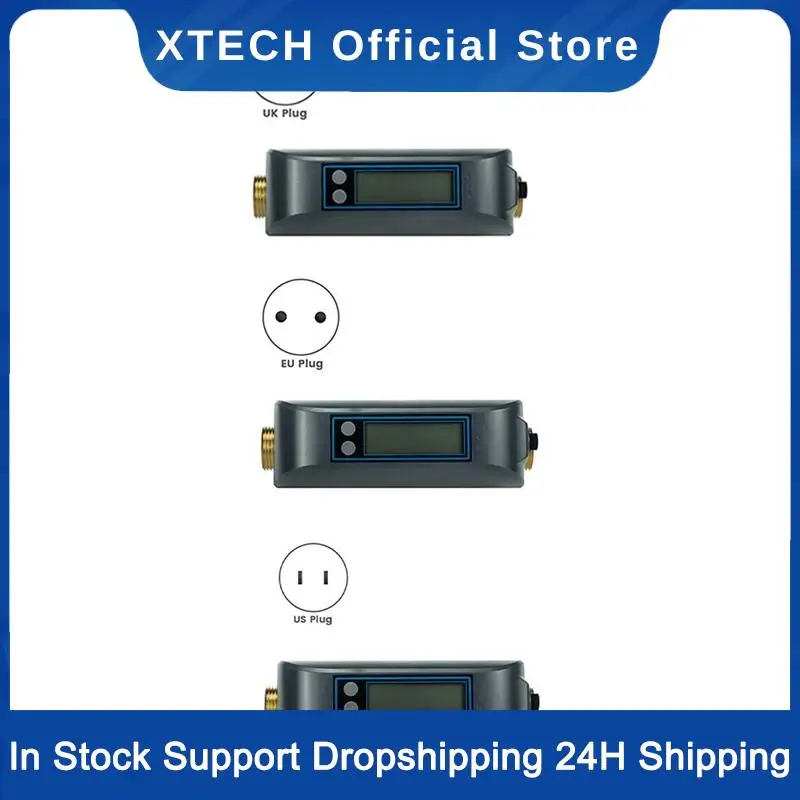 

XTECH Tuya Умный Wi-Fi водяной клапан с частотой расхода воды и счетчиком воды Заключение/выключение Дистанционное управление Дисплей в реальном времени