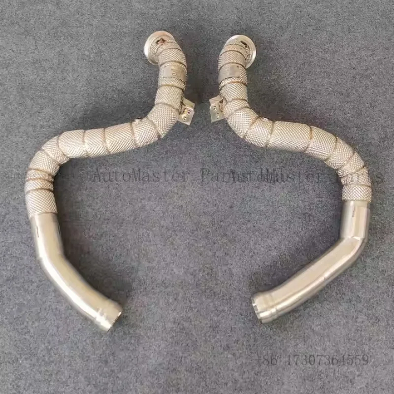 

Гоночный выпускной коллектор (даунпайп) для AMG C63 C63S W205 4.0T из нержавеющей стали