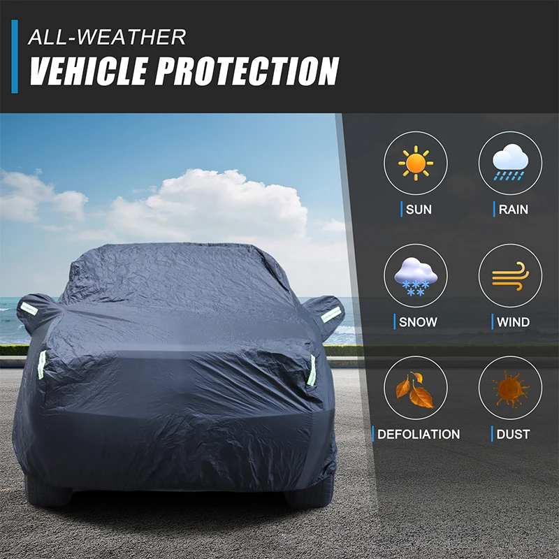 1piece set polyester taffeta For Cadillac Escalade 2007-2014 car sunproof dustproof snowproof anti-UV car cover Car accessories