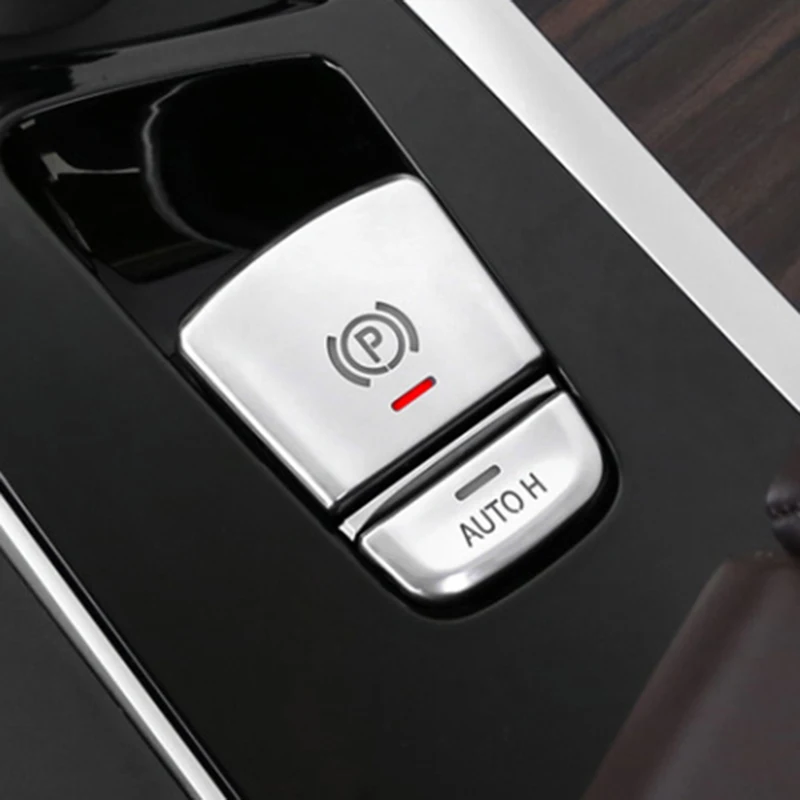 For BMW G30 Interior Trim Car Parking Brake Button Decorative Cover G30 Sticker view 2