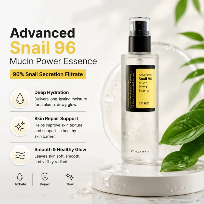 Koreaanse huidverzorging slakk - Snail Mucin 96 Repair Essence recensie en prijs