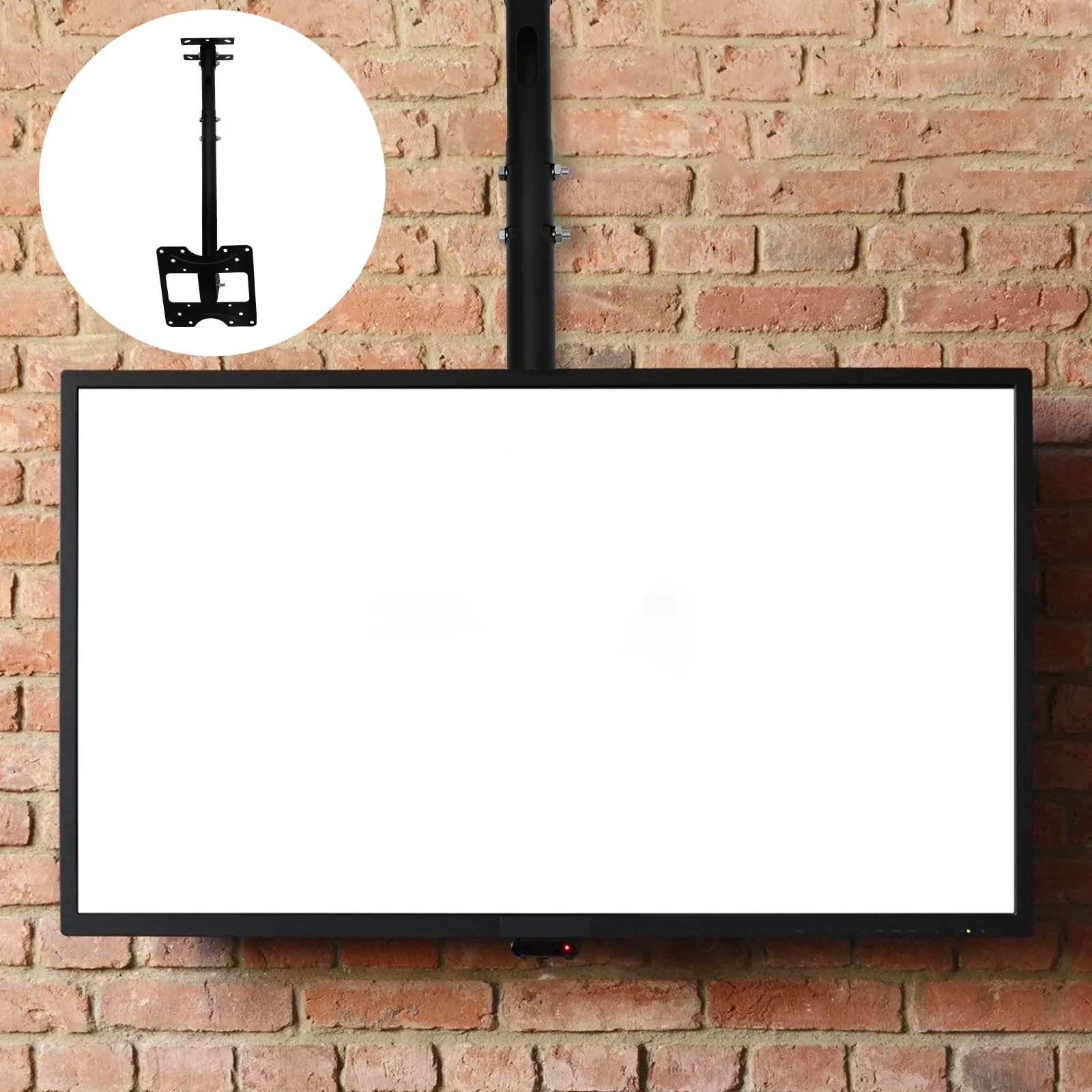 Soporte para colgar TV de 14-42 pulgadas, soporte de pared para TV, soporte de techo ajustable y giratorio, soporte para monitor LCD, 1 unidad