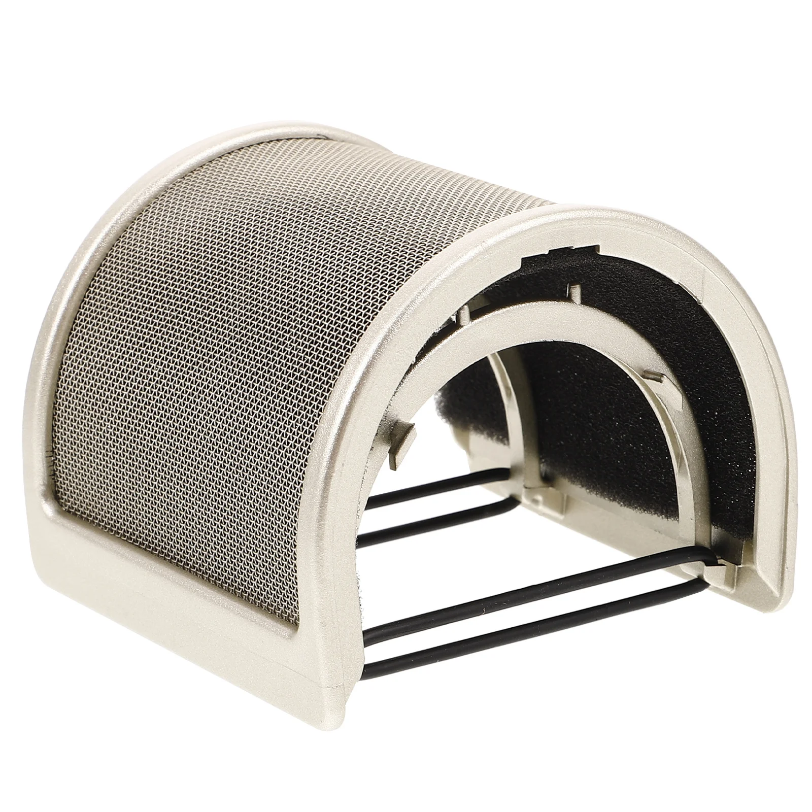 

Microphone Pop Filter U Shape Design Steel Sponge Material for Background Noise Reduction Easy Install Mic Windscreen Shield