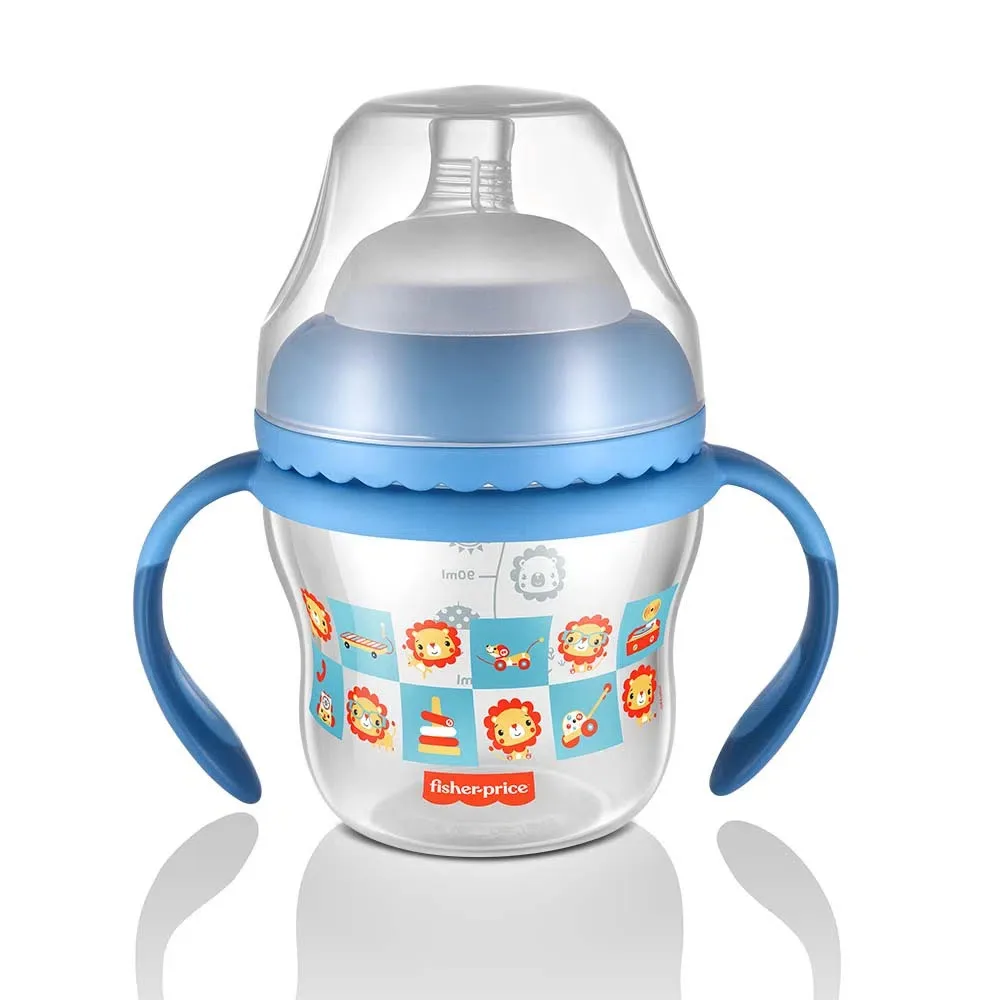 First Moments Transition Cup with Extra Beak and Removable Handle 150 Ml Lollypop Fisher Price BB1055