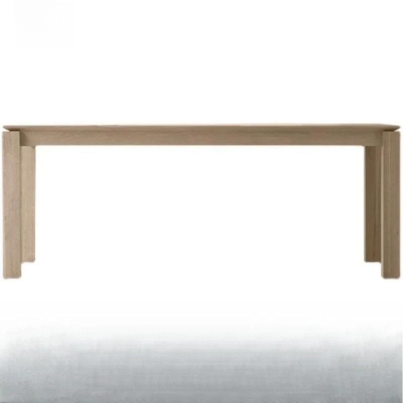 Nordic Minimalist Solid Ash Wood Conference Table Large Board Reception Negotiation Workbench Household Office Desk