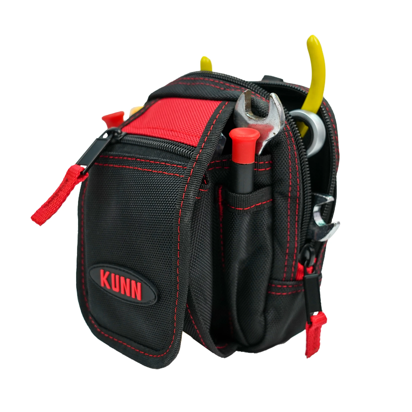 KUNN-Heavy Duty Ferramenta Eletricista Bolsa, Acessório Bolsas, Adequado para Local de Construção, Caminhadas e Outras Atividades ao Ar Livre