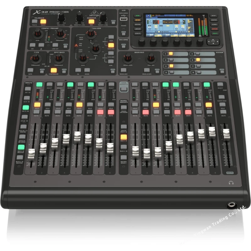 Behringer X32 Producer Digital Mixer 16 Inputs 8 Outputs Audio Equipment Pa Sound System Digital Console