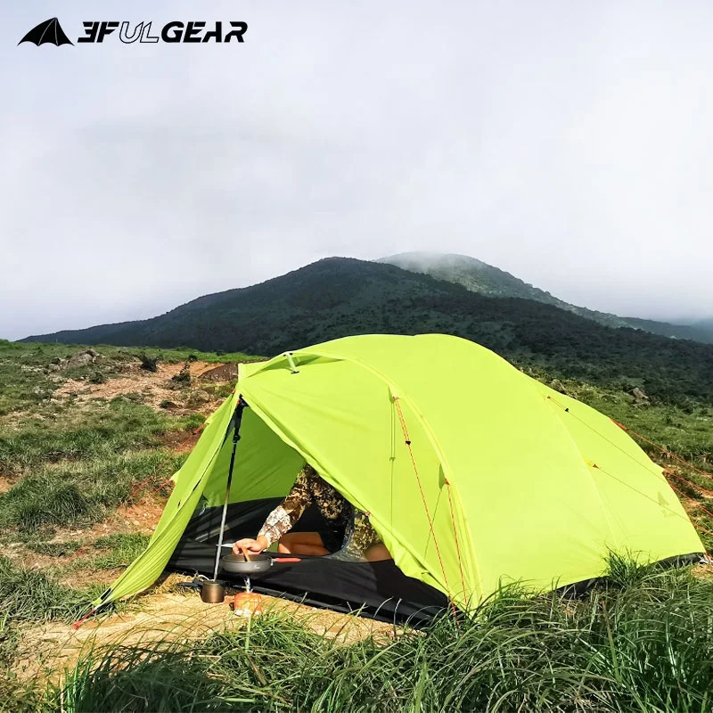 3FUL Gear Qingkong 4 210T taffeta 4 season light weight camping tent climbing waterproof 4 person camping tent